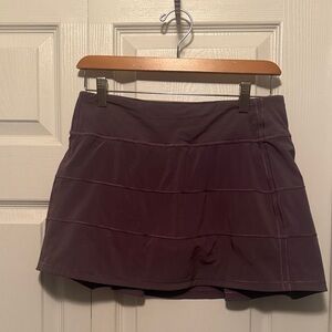 Lululemon Deep Purple Side Pleat Tennis Skirt